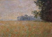 Claude Monet Oat and Poppy Field oil painting on canvas